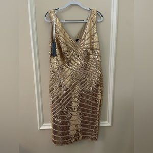 Tadashi Shoji Sequin Cocktail Dress